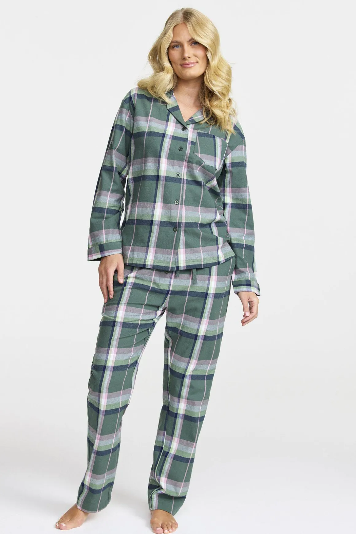 flanellpyjamas___forest_g_0.webp Flanellpyjamas - Forest green