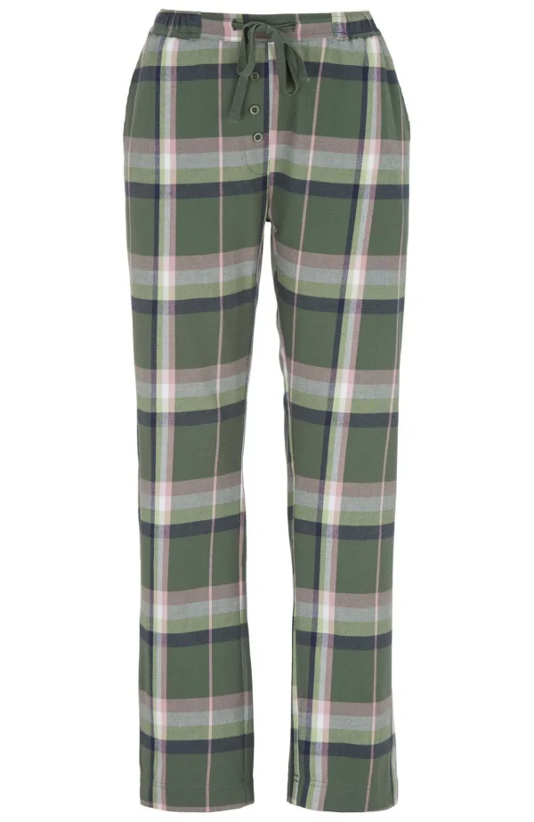 Flanellpyjamasbyxor - Forest green
