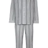 Herrpyjamas - Navy stripe