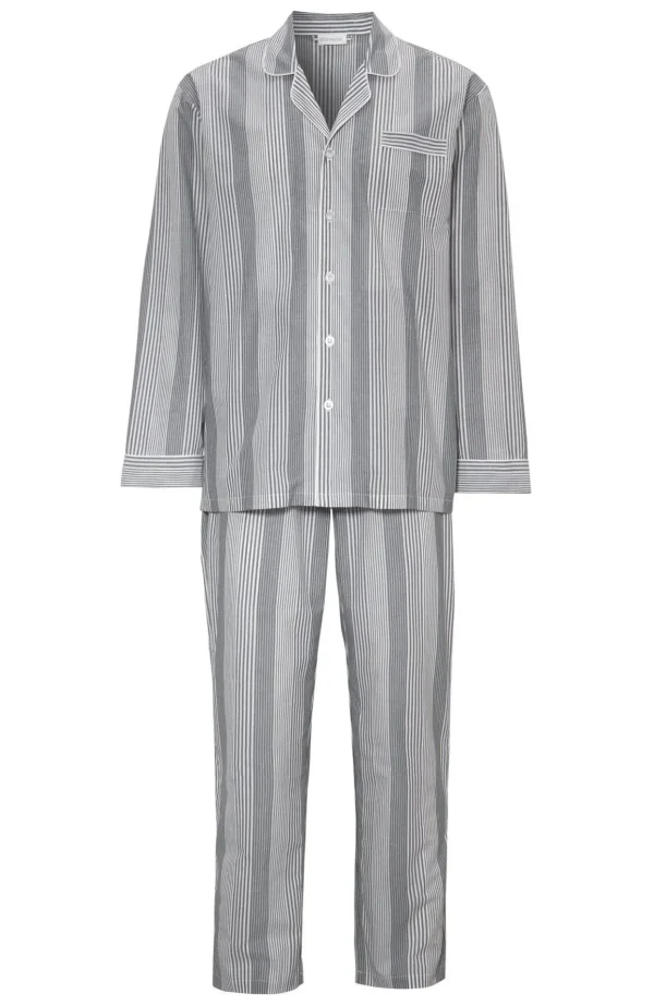 Herrpyjamas - Navy stripe