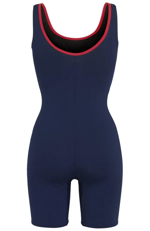 Klorresistent Baddräkt Cindy - Navy/red