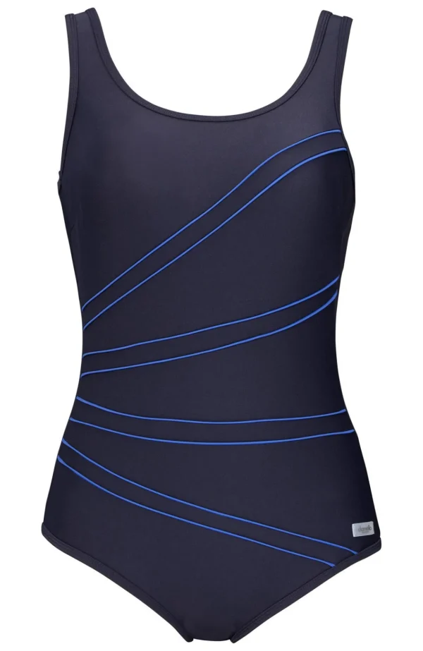 Klorresistent Baddräkt Keira - Navy