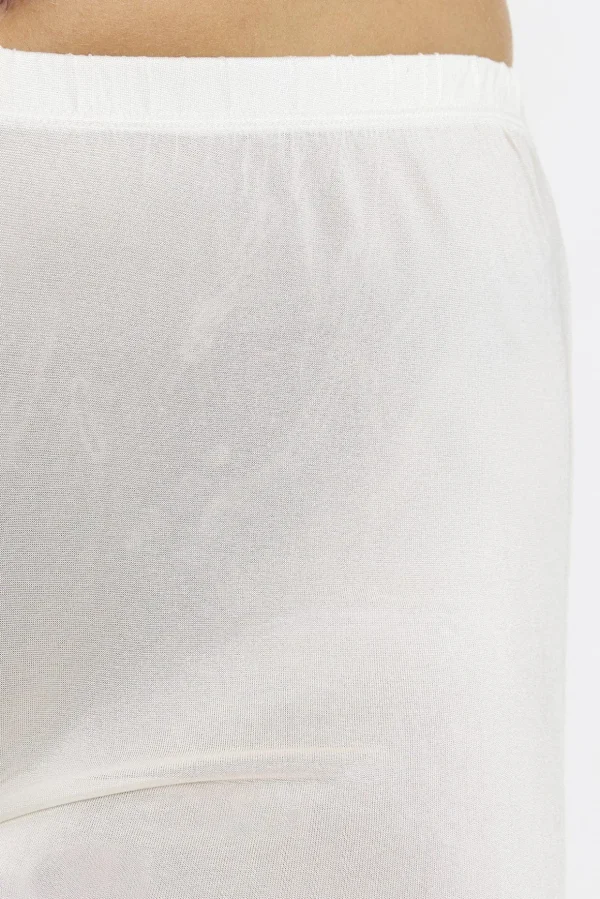 Leggings i siden - Ivory