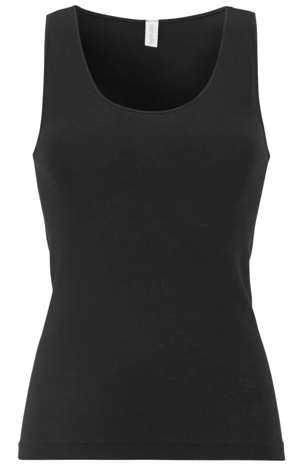Linne i merinoull/silke Wilma - Black