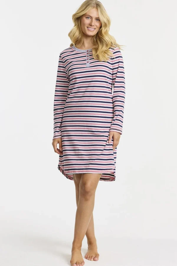 Nattlinne - Navy/pink