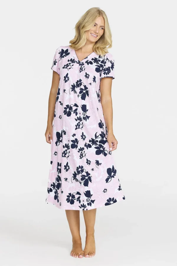 Nattlinne - Navy/pink