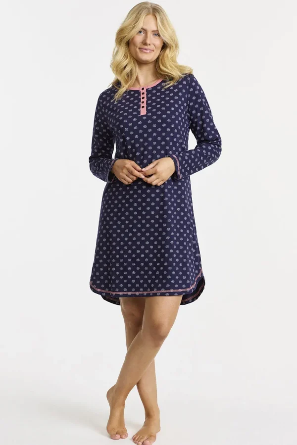 Nattlinne - Navy/pink