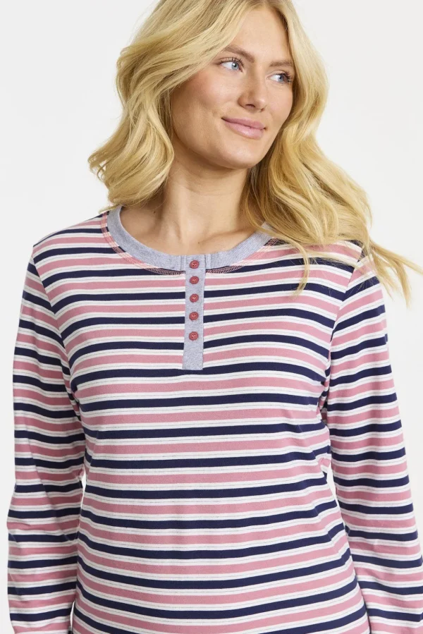 Nattlinne - Navy/pink