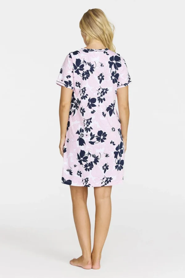 Nattlinne - Navy/pink