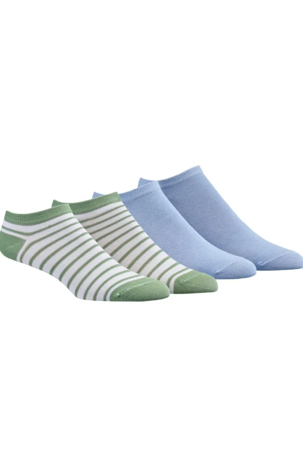 2-Pack Ankelstrumpor - Green/blue