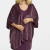 Poncho - Dark plum