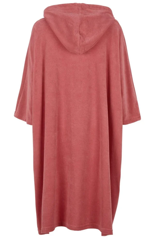 Poncho Lysekil - Coral red