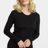 Topp i merinoull - Black