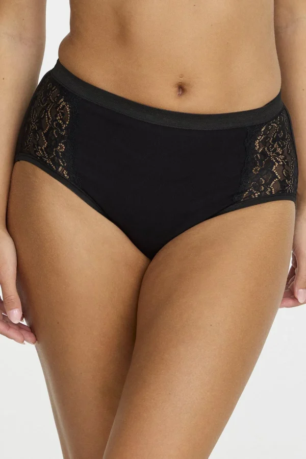 Trosa Midi spets - Black