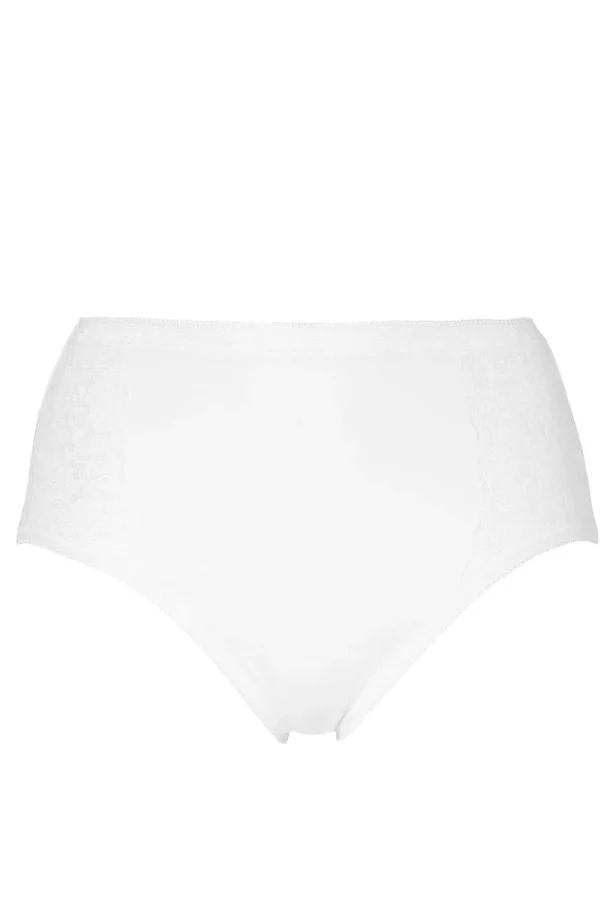 Trosa Midi spets - White